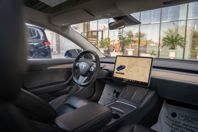 Tesla interior