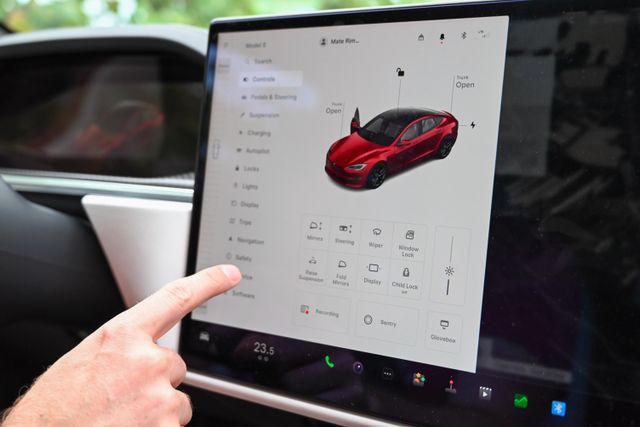 Tesla interior