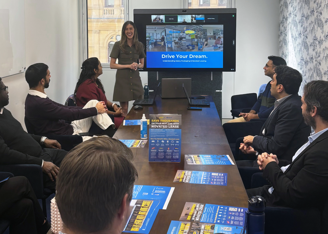 Eliza hosting launch presentation